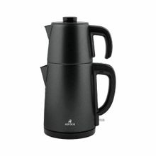 Karaca Gastro Dem 2 in 1 Çelik Inox Shiny Black Çay Makinesi