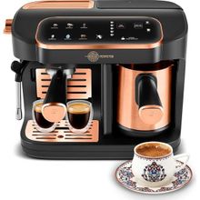 Karaca Hatır Perfetto Copper Espresso ve Türk Kahve Makinesi
