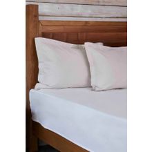 Karaca Home %100 Pamuk Düz Beyaz 240x260 CM Çift Kişilik Çarşaf