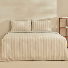Karaca Home 200 x 220 cm Esmo İpliği Boyalı Açık Gri Çift Kişilik Nevresim Takımı