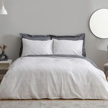 Karaca Home 200 x 220 cm Ferne Pamuk Çift Kişilik Gri Nevresim Takımı