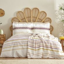 Karaca Home 200 x 220 cm Morin Pamuk Çift Kişilik Multi Color Renkli Nevresim Pike Takımı