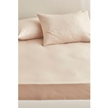 Karaca Home 240x260 cm Toprak Çift Kişilik Düz Çarşaf