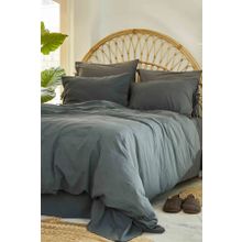 Karaca Home 4 Element Ateş %100 Pamuk Koyu Gri Çift Kişilik Nevresim Takımı