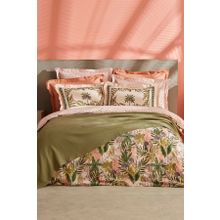 Karaca Home Afzelia Percale Pudra Çift Kişilik Nevresim Pike Takımı