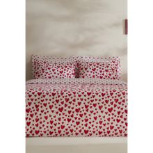 Karaca Home Amour Bliss %100 Pamuk Kırmızı Tek Kişilik Nevresim Takımı