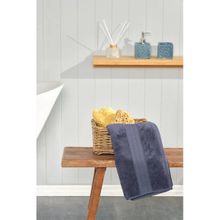 Karaca Home Aquasoft Pamuk 50x90 cm Lacivert Yüz Havlusu