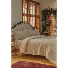 Karaca Home Balmy Cozy Bej Çift Kişilik Comfort Uyku Seti