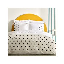 Karaca Home Dots Beyaz %100 Pamuk Çift Kişilik Nevresim Takımı