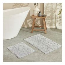 Karaca Home Elegant 50x80 cm 50x40 cm Gri Paspas Set