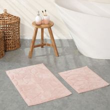 Karaca Home Elegant Blush 50x80 cm 50x40 cm Paspas Set