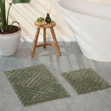 Karaca Home Elite Haki 50x80 cm 50x40 cm Paspas Set