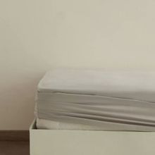 Karaca Home Gri Basic %100 Pamuk Tek Kişilik Lastikli Çarşaf