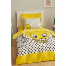 Karaca Home Looney Tunes Tweety Pamuk Tek Kişilik Nevresim Takımı
