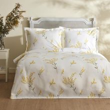 Karaca Home Loretta %100 Pamuk Sarı Tek Kişilik Pike Takımı