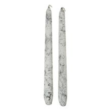 Karaca Home Marble 2'li Beyaz Şamdan Mum