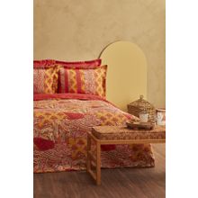 Karaca Home Marıs Terracotta Pamuk Çift Kişilik Saten Nevresim Takımı