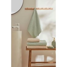 Karaca Home Morina Mint-Bej 4 Parça Hamam Seti