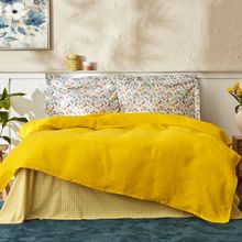 Karaca Home Noya Sarı %100 Pamuk Tek Kişilik Pike Takımı