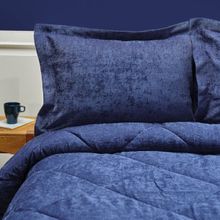 Karaca Home Palermo Indigo Tek Kişilik İpliği Boyalı Nevresim Yataka Örtüsü Set