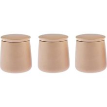 Karaca Lola 3'lü 400 ml Bej Baharat Takımı