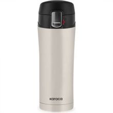 Karaca Pluton Çelik Sızdırmaz 450 ml Krem Termos