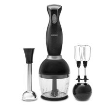 Karaca Pro Midi Plus Shiny Black 3'lü Blender Seti