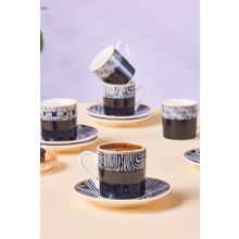 Karaca Rabat 6 Kişilik 90 ml Kahve Fincanı