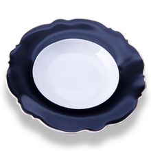 Karaca Romantic Siyah Çukur Tabak