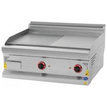 Karacasan 600 Seri 60x60x85 cm Set Üstü Elektrikli Yarı Kanallı Izgara