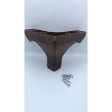 Karakoç Plastik Dekoratif 12 cm Ceviz 4 Adet Mobilya Ayağı