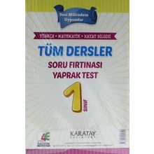 Karatay 1.Sınıf Tüm Dersler Soru Fırtınası Yaprak Test - Kolektif
