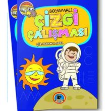 Karatay Yayınları 4e Boyama Kitabı Kalın Çizgi Çalışması-1 128 Sayfa
