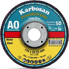 Karbosan 115 mm 100 Alüminyum Oksit Flap Disk Zımpara