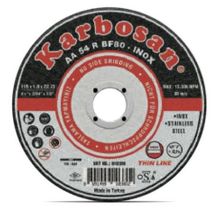 Karbosan 910380 Inox 115x1.0x22 Thinline Düz Kesici