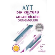 Karekök Yayıncılık AYT Din Kültürü ve Ahlak Bilgisi Denemeleri