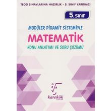 Karekök Yayınları 5. Sınıf Modüler Piramit Sistemiyle Matematik Konu Anlatımı Ve Soru Çözümü