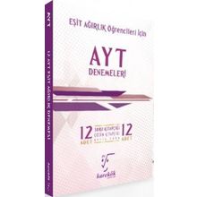 Karekök Yayınları AYT Eşit Ağırlık Öğrencileri İçin İddialısına 12 Adet Deneme