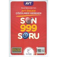 Karekök Yayınları Ayt Öncesi Çözülmesi Gereken Son 999 Soru Sözel