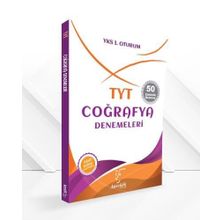 Karekök Yayınları TYT Coğrafya 50 Adet Çözümlü Denemeleri