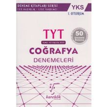 Karekök Yayınları TYT Coğrafya Denemeleri - 1. Oturum