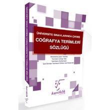 Karekök Yayınları Üniversite Sınavlarında Çıkmış Coğrafya Terimleri Sözlüğü Karekök Yayınları Komisyon