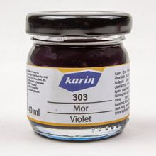 Karin 303 40 ml Mor Ebru Boyası