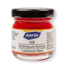 Karin 40 ml Cadmium Kırmızı 308 Ebru Boyası