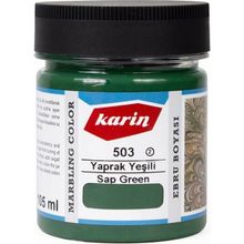 Karin 503 Yaprak Yeşil 105 ml Ebru Boyası