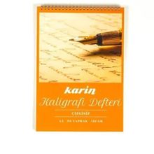 Karin A4 50 Yaprak Çizgisiz Kaligrafi Defteri