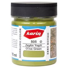 Karin Zeytin Yeşili 505 105 cc Ebru Boyası