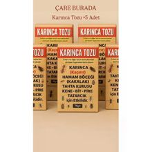 Karınca Tozu ×5 Adet 75 gr (Kene & Bit & Pire & Tahta Kurusu & Hamam Böceği)