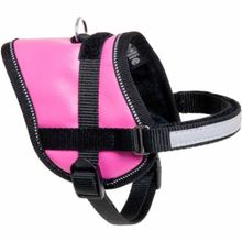 Karlie 26-35 cm Pembe Reflektörlü İsimlikli Köpek Göğüs Tasması