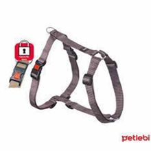Karlie Gri 25-40 cm/10 mm XS Kilitli Küçük Irk Köpek Göğüs Tasması